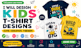 do kids  t shirt design and typography t shirt design