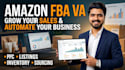 be your expert amazon fba virtual assistant, amazon fba va