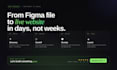 design responsive next js landing page with tailwind CSS, figma to code