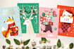 create christmas card and holiday flyer design