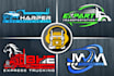 do transport logistic and trucking logo