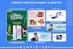 design facebook  profile, cover, and promotional post