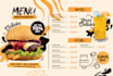 design a very attractive food menu