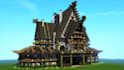 make a anime art and minecraft build