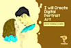 create digital portrait art