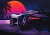 create car your photos into vibrant synthwave art