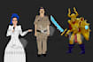 design any character in 2d