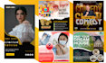 do engaging social media post designs and management for your business