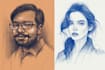 draw pencil sketch portrait