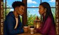 illustrate african children books and characters