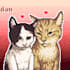 create a cute pixel art portrait of your pet