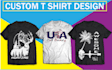 create custom t shirt design in 24 hours