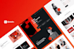 design a modern saas or tech startup wordpress website and app landing page