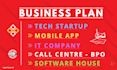 draft an IT startup or mobile app business plan