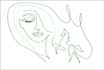 draw illustration with continuous line art 24 hours