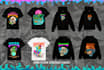 create custom amazing illustration and t shirt design