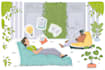 create modern flat illustrations for brand, app, or website