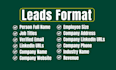 provide b2b linkedin lead generation business email leads