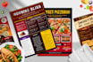 do restaurant menu design, digital menu design, menu board