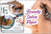 do beauty salon makeup flyer and social media posts