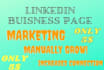 be your SMM create linkedin profile and setup you business page