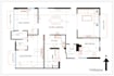 architectural floor plan and city permit drawing in autocad