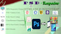 convert PSD to HTML responsive design