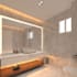 create design and rendering 3d interior for your bathroom and toilet