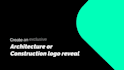 do a creative architecture or real estate logo reveal