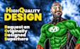 do a superhero poster