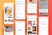 do figma mobile app design, mobile app UI UX design, mobile website design
