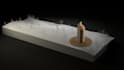 do wood architectural conceptual model rendering