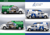 design flyer, brochure, car wrap, label and packaging