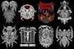 draw dark horror metal art illustration tshirt album cover