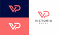 design unique monogram initial logo