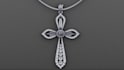 make a 3d jewelry design with optional rendered file