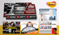 create professional modern postcard designs