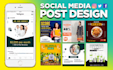 design 45 creative social media posts for instagram and fb