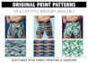 design men underwear boxer brief cad sketch and tech pack