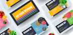 design template, business and academic presentation