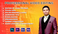 do professional video editing within 24 hours with titles