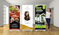 design a rollup banner, retractable banner for your business