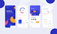 create a unique mobile app UI design in figma and illustrator