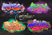 custom amazing  graffiti art for your logo name,tshirt design