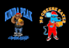 create cartoon character for sticker or tshirt