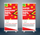 desgine outstanding roll up banner