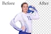 professionally remove green screen background from photos