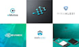 design unique professional tech software and technology logo