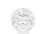 create awesome artistic line art illustration
