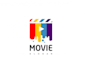 design good looking film logo with new concept